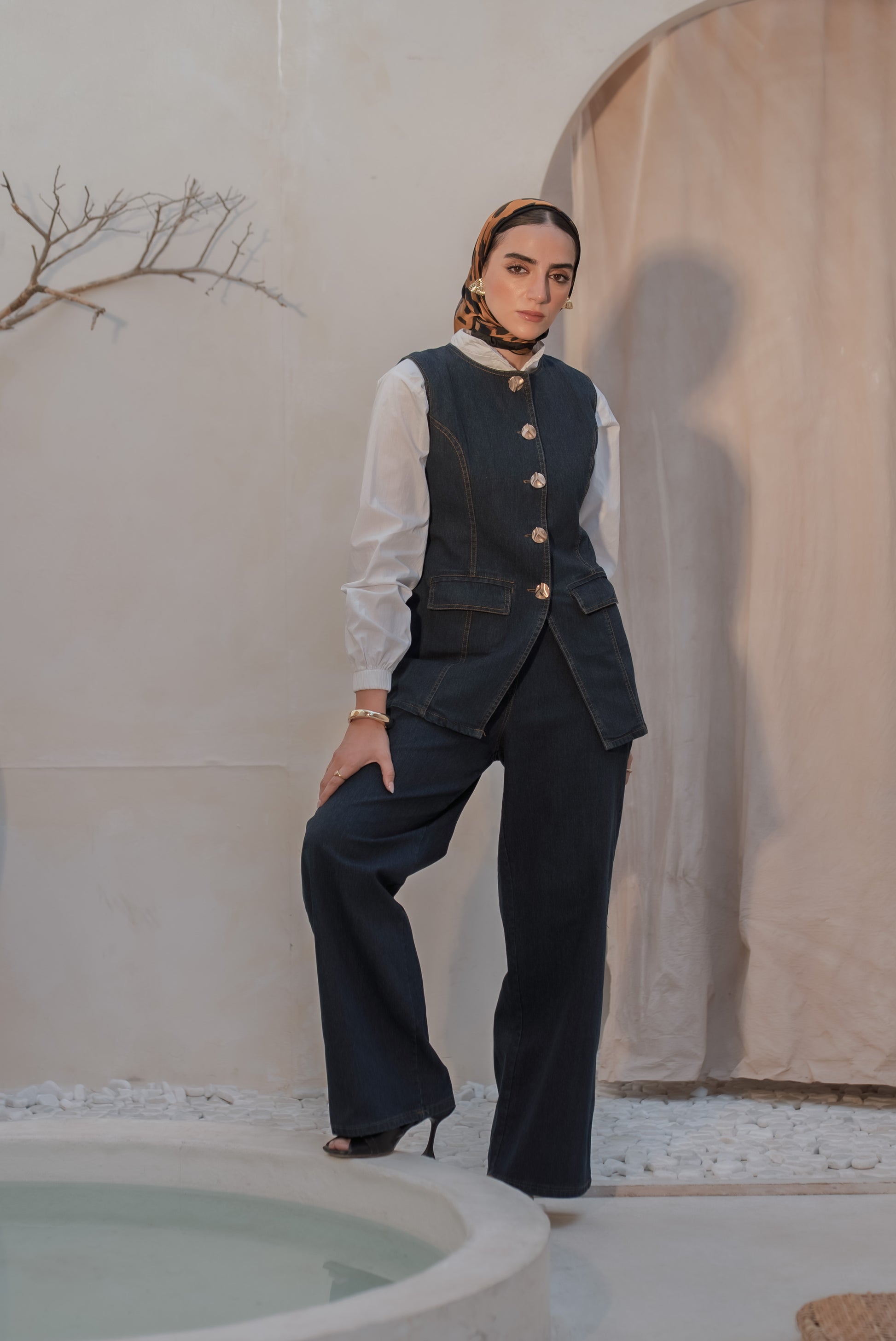 Blue Belle Denim Set
