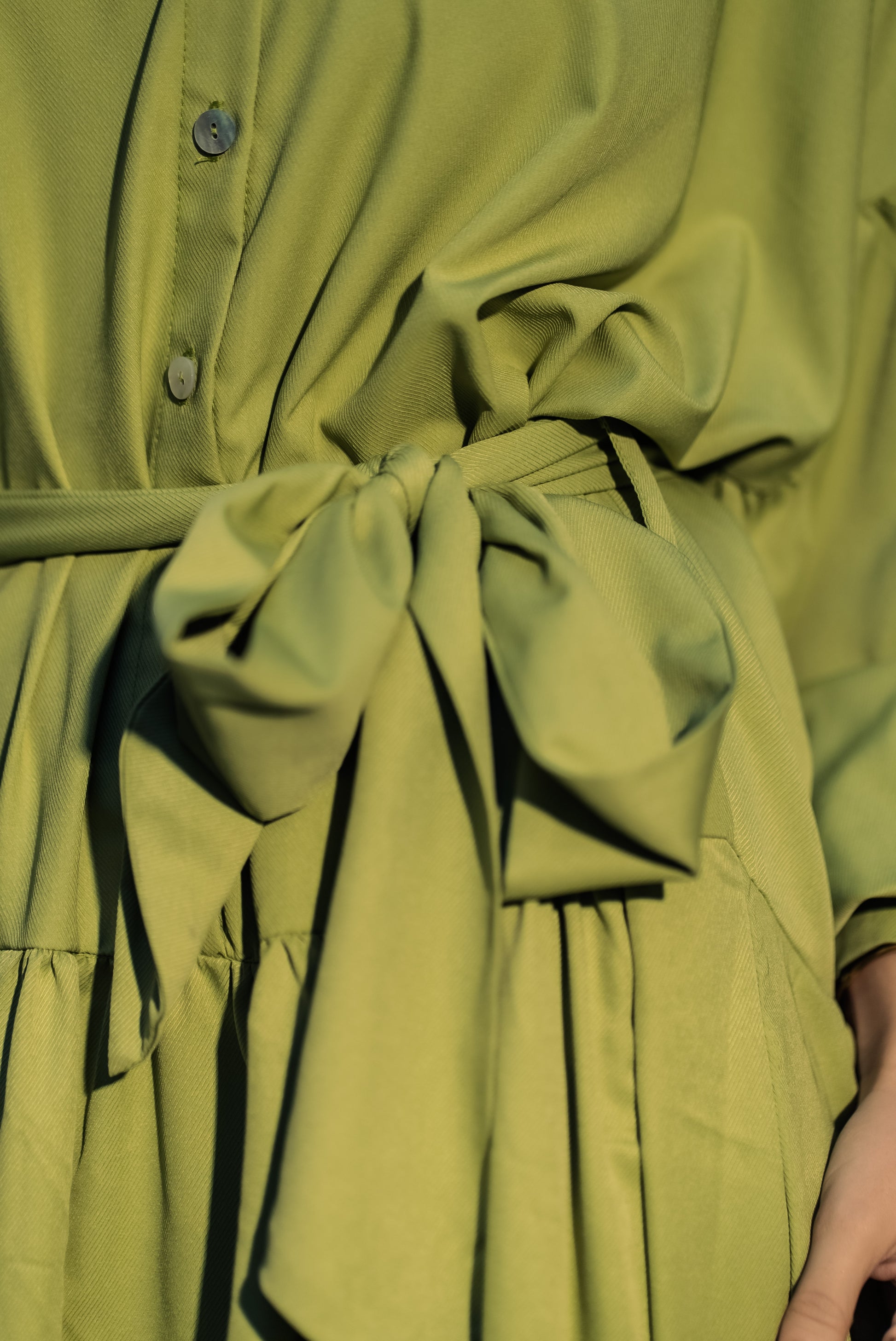 kiwi green dress