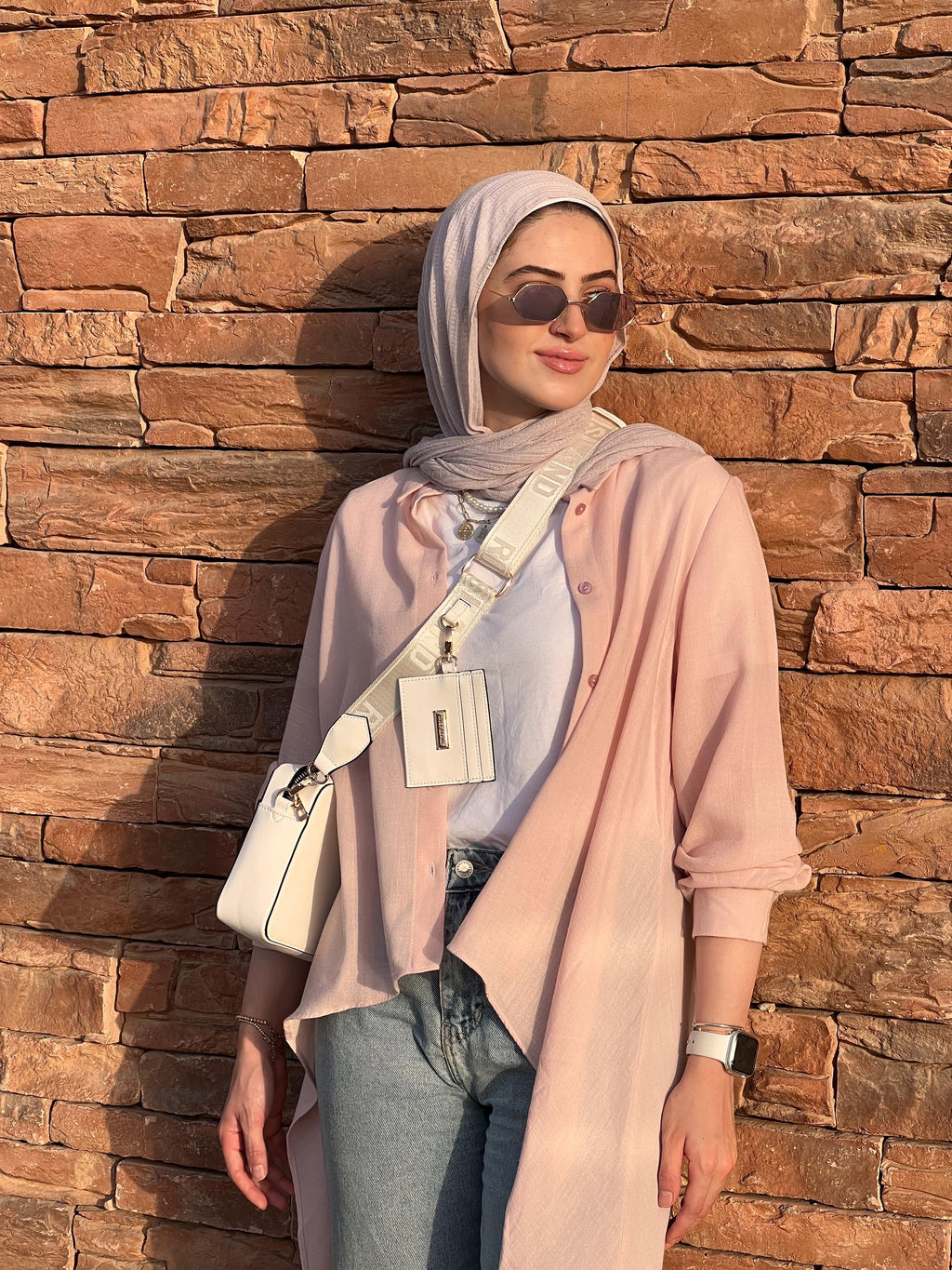 Powder Pink Linen Shirt