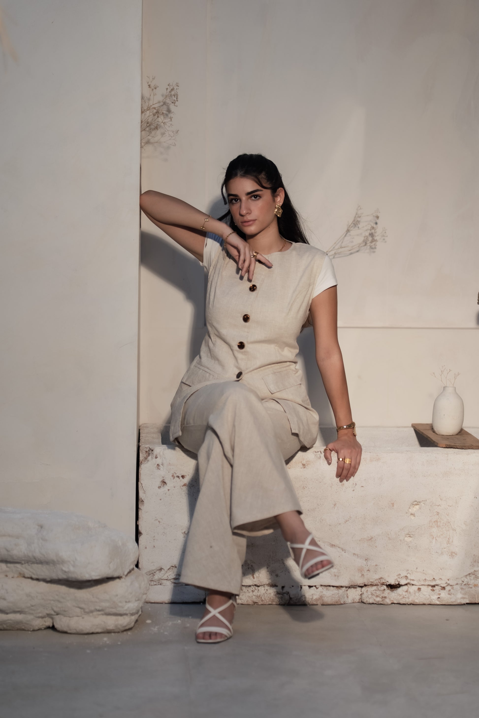 Sandy Darling Linen Set