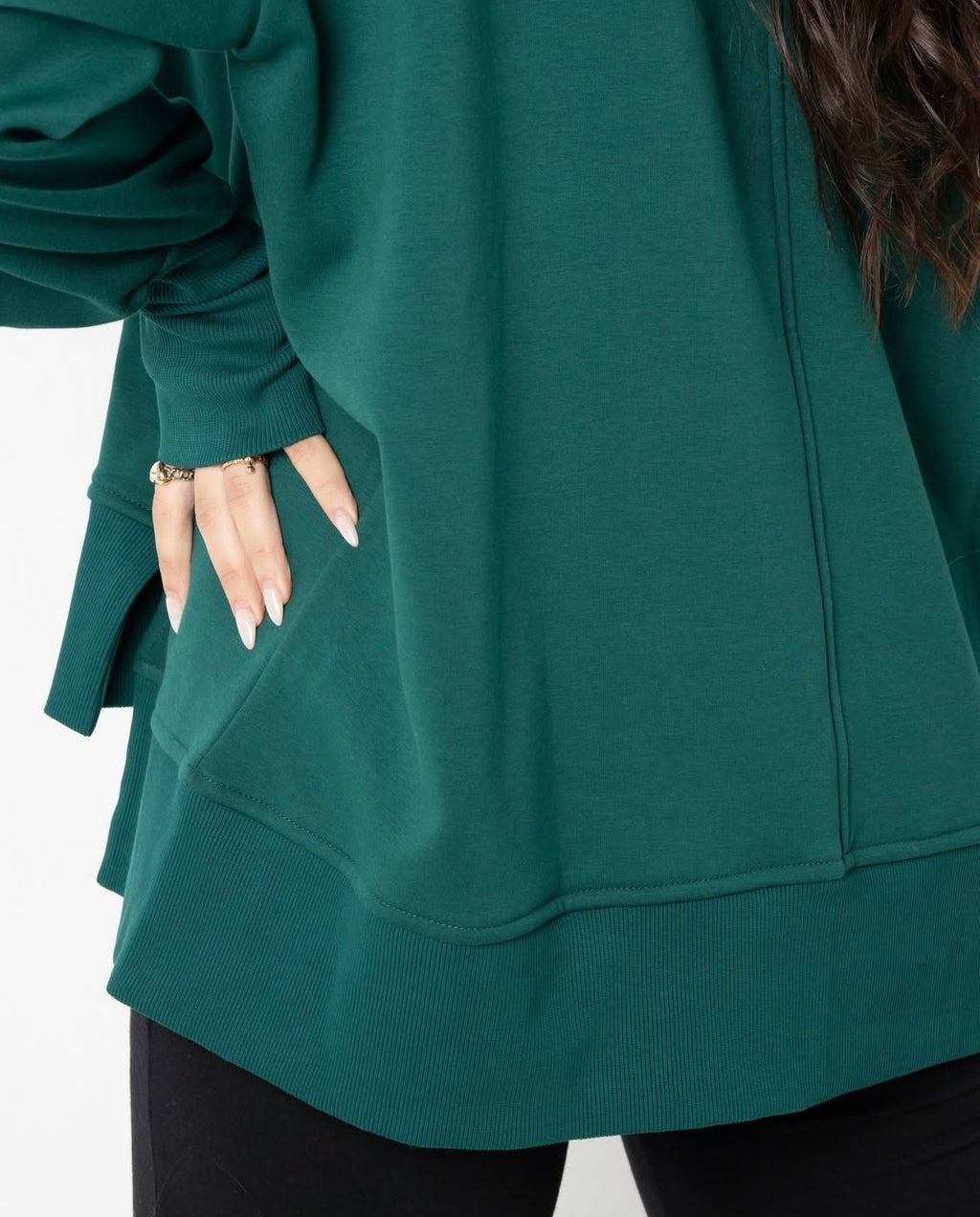 Green Puffy Sweatshirt