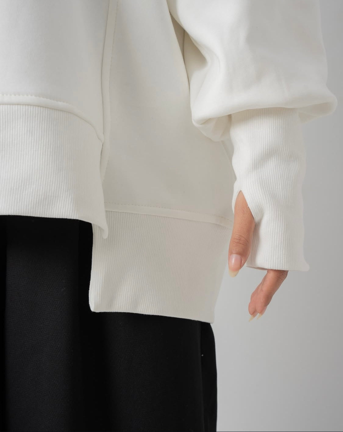 Off-white Puffy Sweatshirt