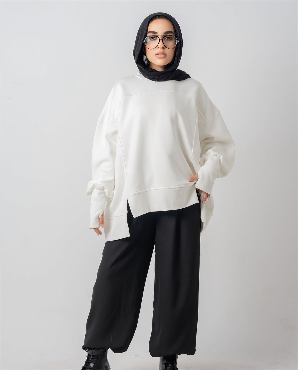 Off-white Puffy Sweatshirt