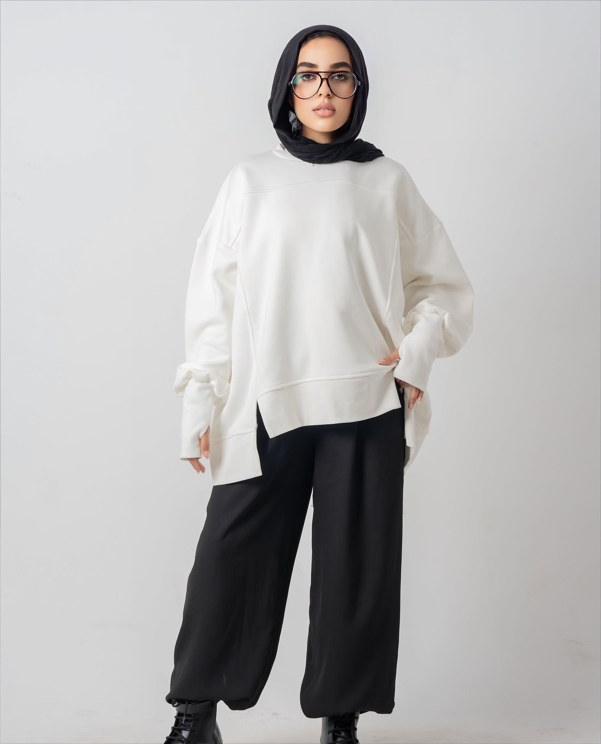 Off-white Puffy Sweatshirt