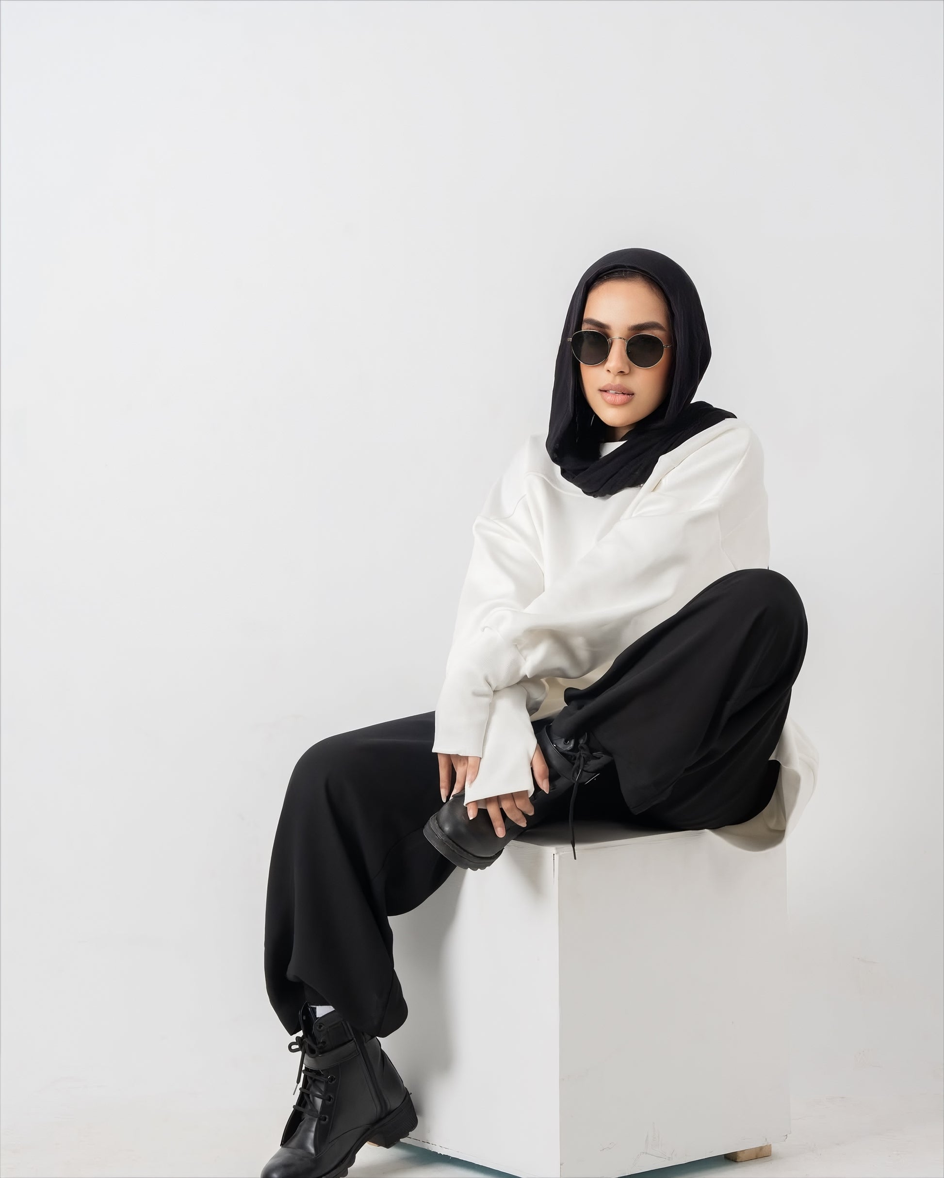 Off-white Puffy Sweatshirt