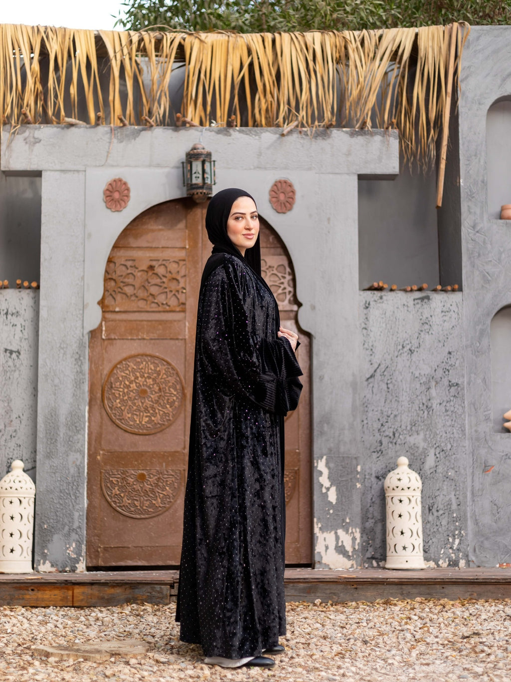 Layali Kaftan Black