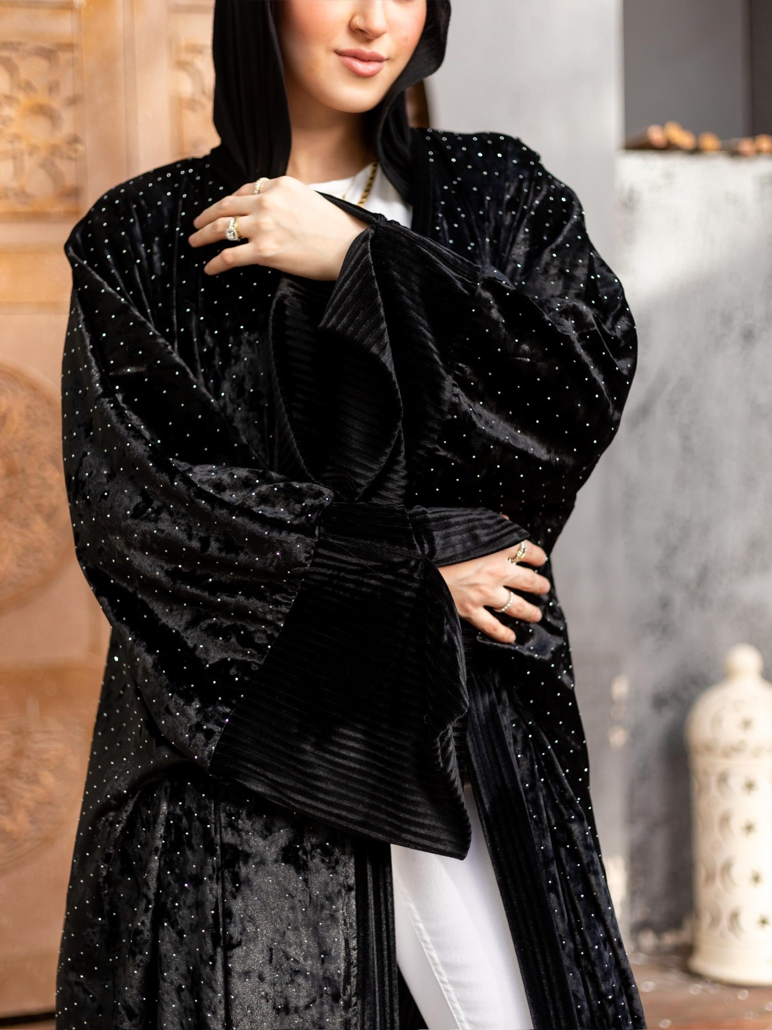 Layali Kaftan Black
