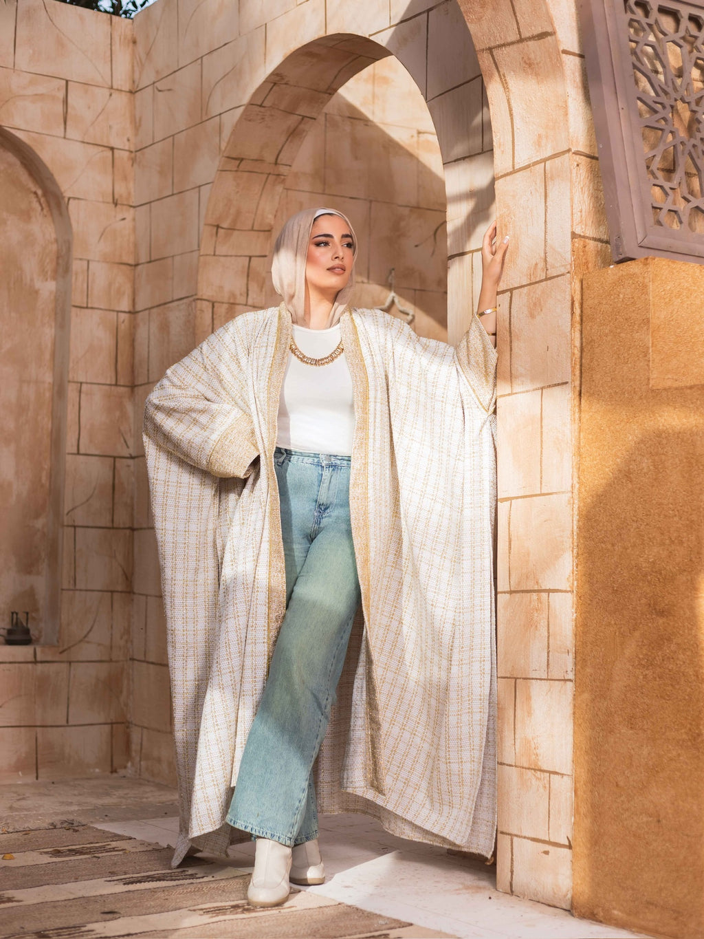 Golden Pearl Kaftan