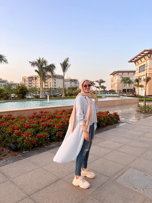 BabyBlue Linen Shirt