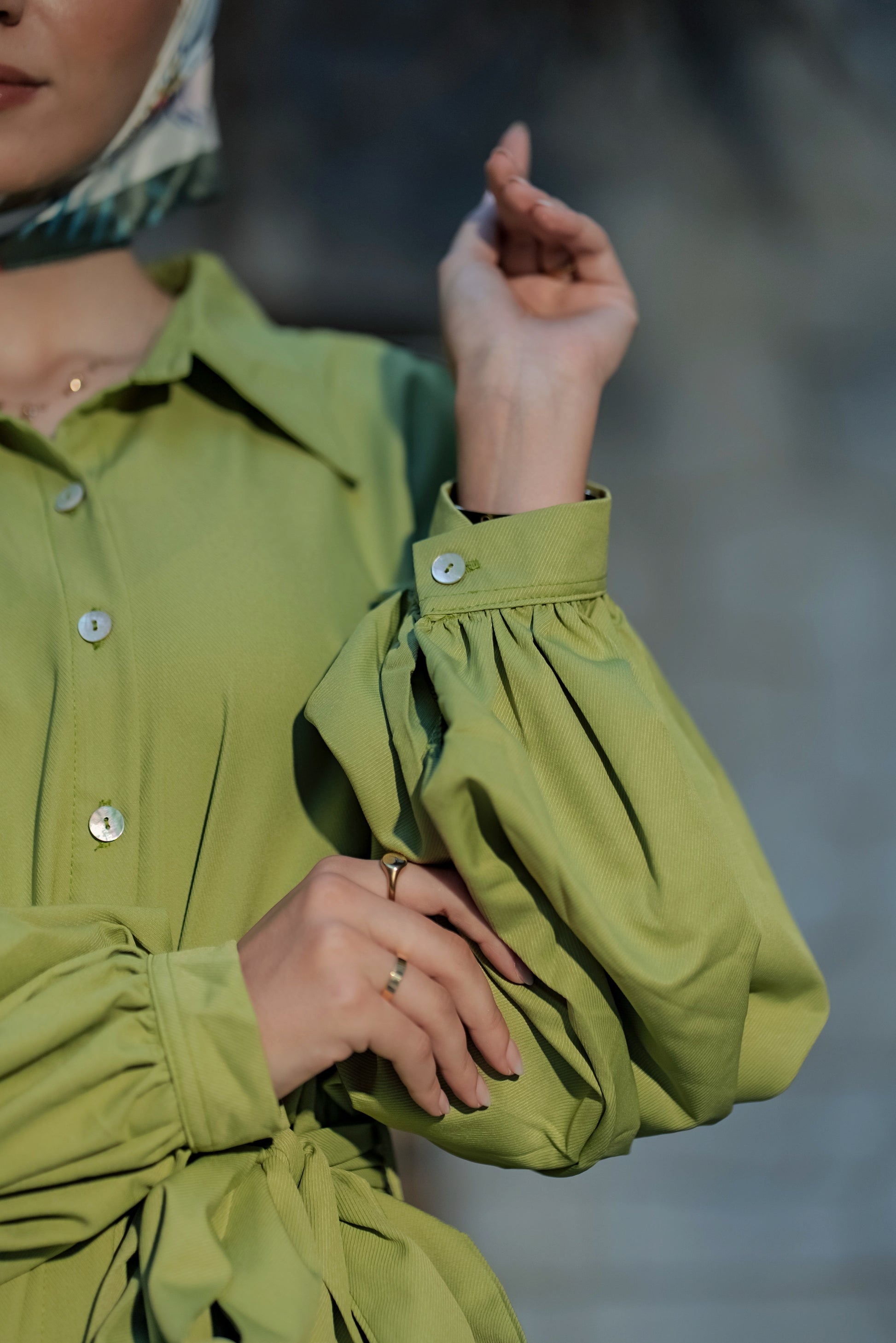 kiwi green dress